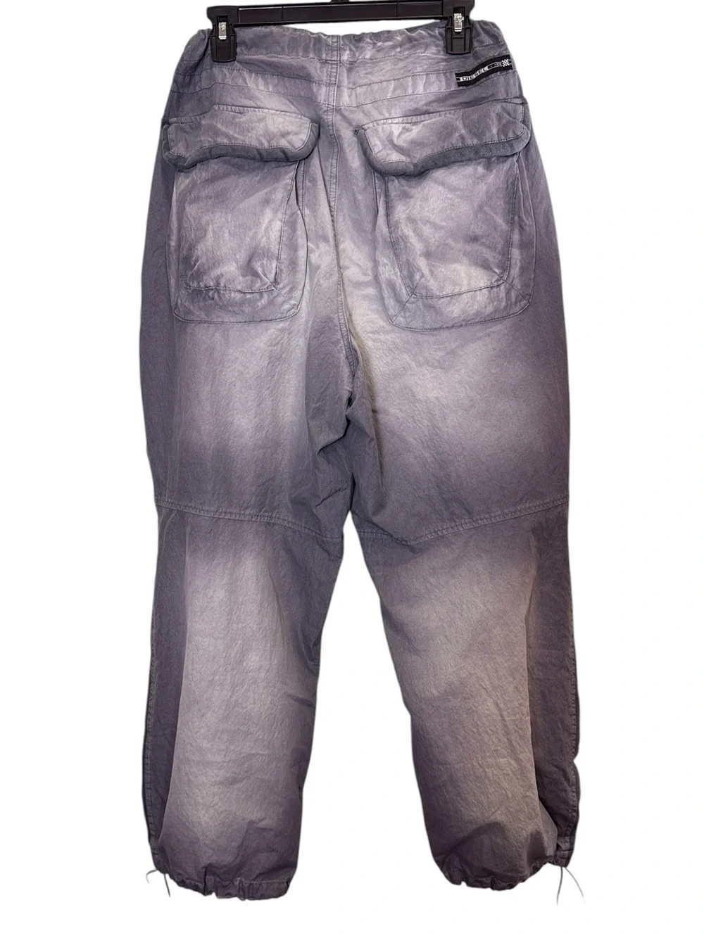 Diesel Italy P Glinder Runway Grey Cotton Panel Streetwear Cinch Cord Pants sz M